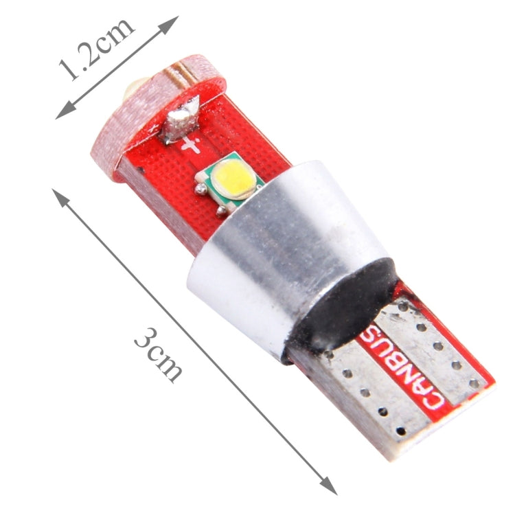 2 PCS T10 800 LM 6000K 10W 3 LED White Light Clearance Light.DC 12V. - Clearance Lights by PMC TechLife | Online Shopping South Africa | PMC TechLife | Buy Now Pay Later Mobicred