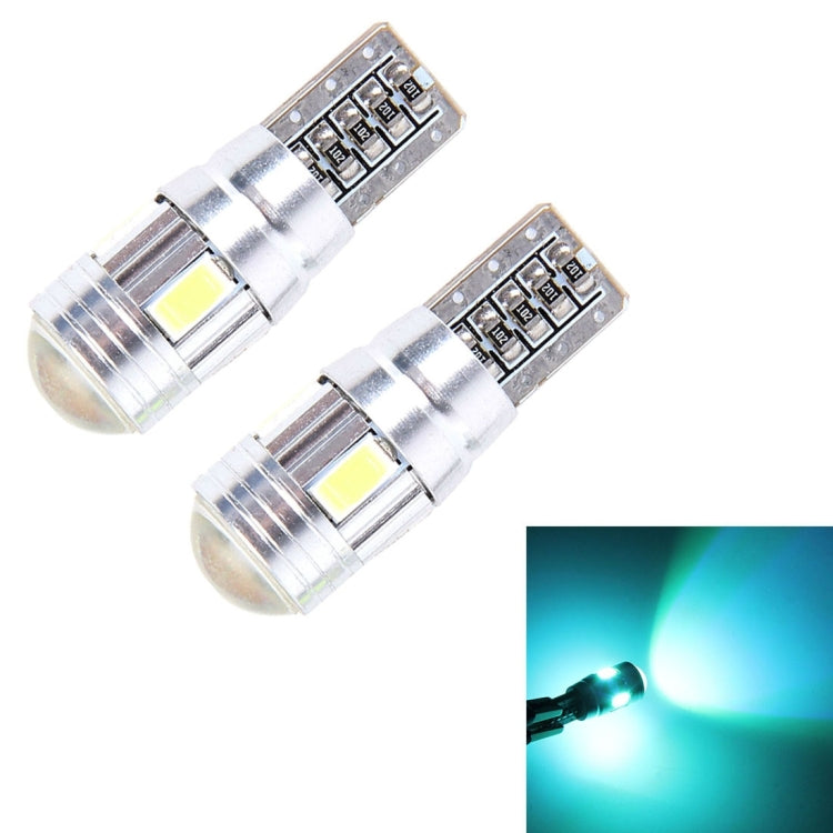 2PCS T10 3W Ice Blue Light 6 SMD 5630 LED Error-Free Canbus Car Clearance Lights Lamp, DC 12V - Clearance Lights by PMC Jewellery | Online Shopping South Africa | PMC Jewellery | Buy Now Pay Later Mobicred