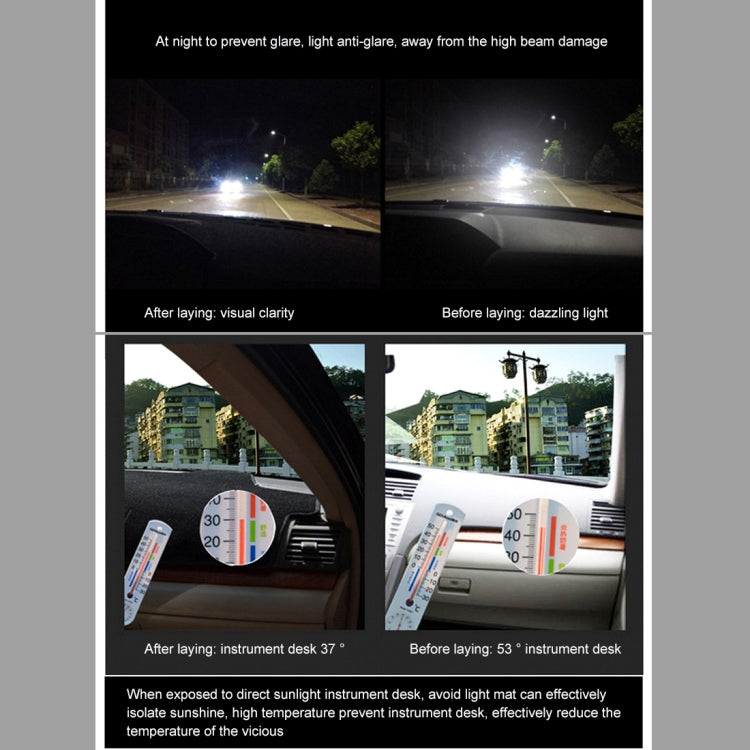 Dark Mat Car Dashboard Cover Car Light Pad Instrument Panel Sunscreen Car Mats for Cadillac (Please note the model and year)(Red) - Sound & Heat Insulation Cotton by PMC TechLife | Online Shopping South Africa | PMC TechLife | Buy Now Pay Later Mobicred
