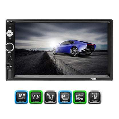 7010B HD 2 Din 7 inch Car Bluetooth Radio Receiver MP5 Player, Support FM & USB & TF Card - Car MP3 & MP4 & MP5 by PMC Jewellery | Online Shopping South Africa | PMC Jewellery | Buy Now Pay Later Mobicred