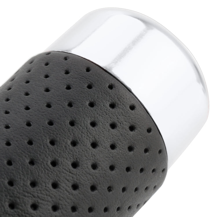 Metal Leather Long Column Car Shift Knob, Size: 18x3.3cm (Silver) - Shift Knob by PMC TechLife | Online Shopping South Africa | PMC TechLife | Buy Now Pay Later Mobicred