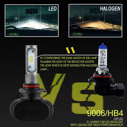 2 PCS 9006 IP65 Waterproof White Light 6 CSP LED Car Headlight Bulb,  9-36V / 18W, 6000K / 2000LM - LED Headlamps by PMC Jewellery | Online Shopping South Africa | PMC Jewellery | Buy Now Pay Later Mobicred