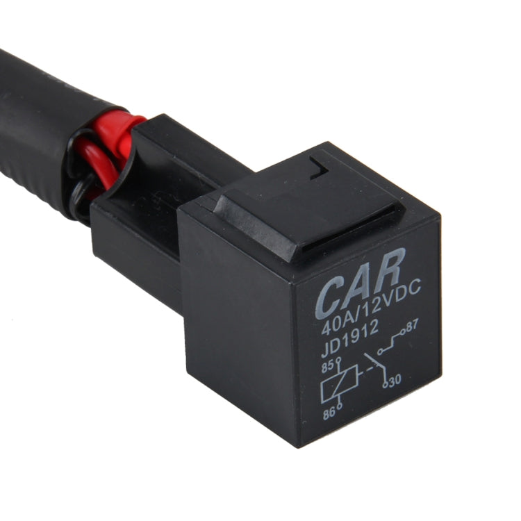 DC 12V 40A 9005 Bulb Strengthen Line Group HID Xenon Controller Cable Relay Wiring - Wires by PMC TechLife | Online Shopping South Africa | PMC TechLife | Buy Now Pay Later Mobicred