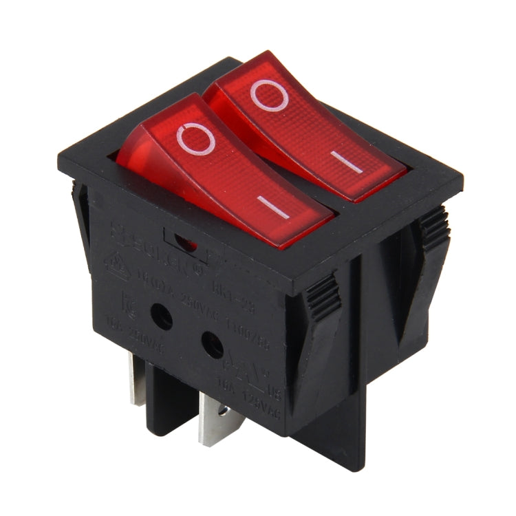 Car Truck Boat Switch Toggle Light Switch 4pin Waterproof 12/24V Car Auto Universal DIY 4 Pin Double Control Switch OFF-ON Push Button - Car Switches by PMC Jewellery | Online Shopping South Africa | PMC Jewellery