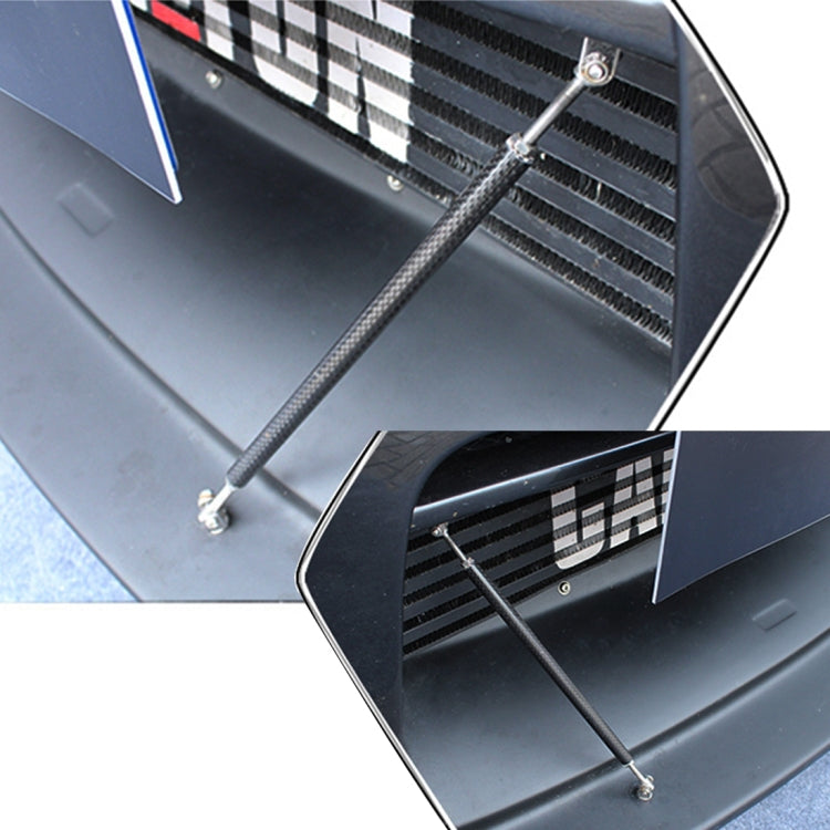 2 PCS Car Modification Large Surrounded By The Rod Telescopic Lever Front and Rear Bars Fixed Front Lip Back Shovel Adjustable Small Rod, Length: 10cm(Silver) - Trunk & Bumper Accessories by PMC TechLife | Online Shopping South Africa | PMC TechLife | Buy Now Pay Later Mobicred