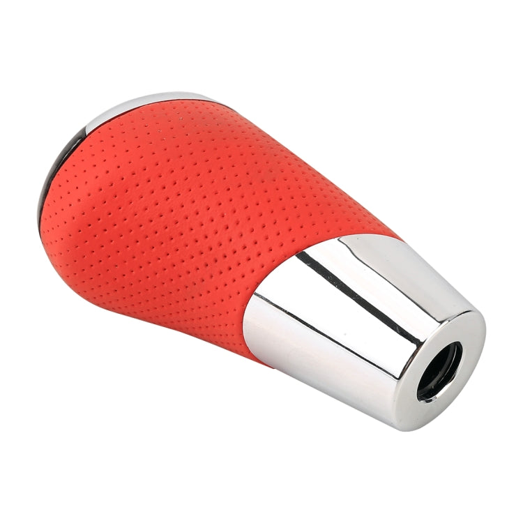 Universal Carbon Fiber Texture Leather Hole Pattern Car Gear Shift Knob Modified Shifter Lever Knob - Shift Knob by PMC TechLife | Online Shopping South Africa | PMC TechLife | Buy Now Pay Later Mobicred