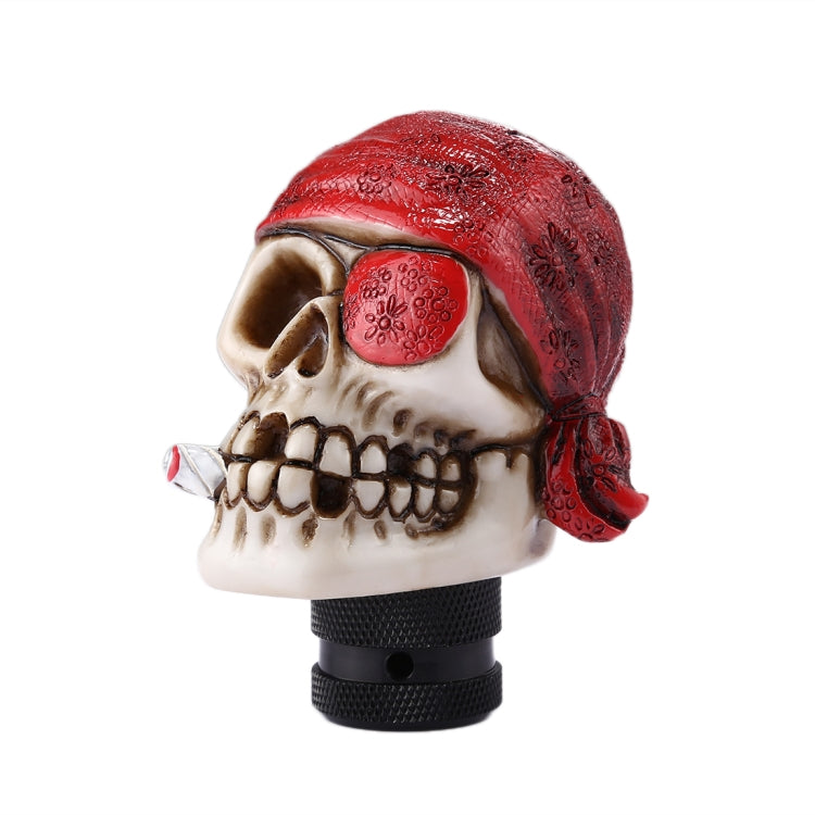 Pirate Skull Shaped Universal Vehicle Car Shifter Cover Manual Automatic Gear Shift Knob (Red) - Shift Knob by PMC Jewellery | Online Shopping South Africa | PMC Jewellery | Buy Now Pay Later Mobicred