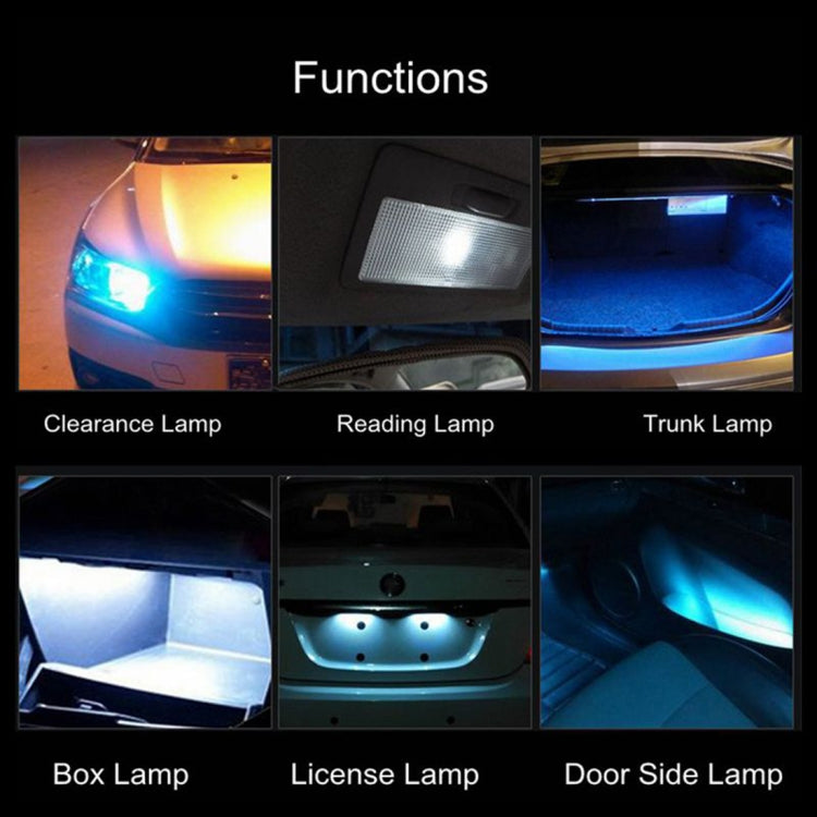 2 PCS T10/W5W/194/501 4W 280LM 6000K 12 SMD-2835 LED Bulbs Car Reading Lamp Clearance Light with Decoder, DC 12V - Clearance Lights by PMC Jewellery | Online Shopping South Africa | PMC Jewellery | Buy Now Pay Later Mobicred