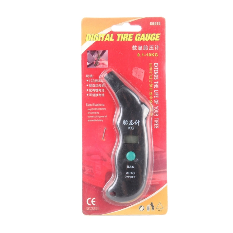 ROSH 86015 LCD Display Screen Digital Tire Gauge, Pressure Range: 0.1-10G - Tire Pressure Gauges by PMC TechLife | Online Shopping South Africa | PMC TechLife | Buy Now Pay Later Mobicred