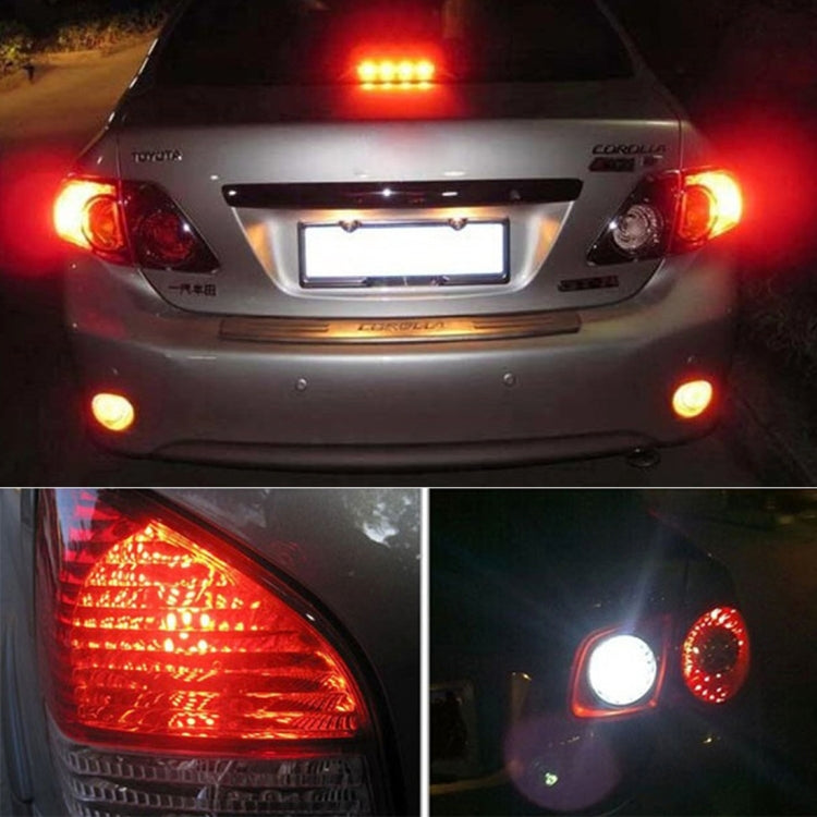 2 PCS 1156/BA15S 10W 1000LM 6500K 18 SMD-3030 LED Car Brake Lights Turn Light, DC 12V(White Light) - Brake Lights by PMC Jewellery | Online Shopping South Africa | PMC Jewellery | Buy Now Pay Later Mobicred