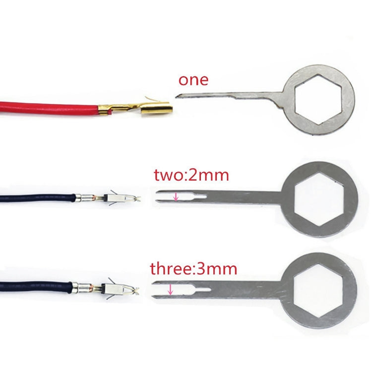 3 PCS Auto Car Rubberized Plug Circuit Board Wire Harness Terminal Extraction Pick Connector Crimp Pin Back Needle Remove Tool (Black) - Booster Cable & Clip by PMC TechLife | Online Shopping South Africa | PMC TechLife | Buy Now Pay Later Mobicred