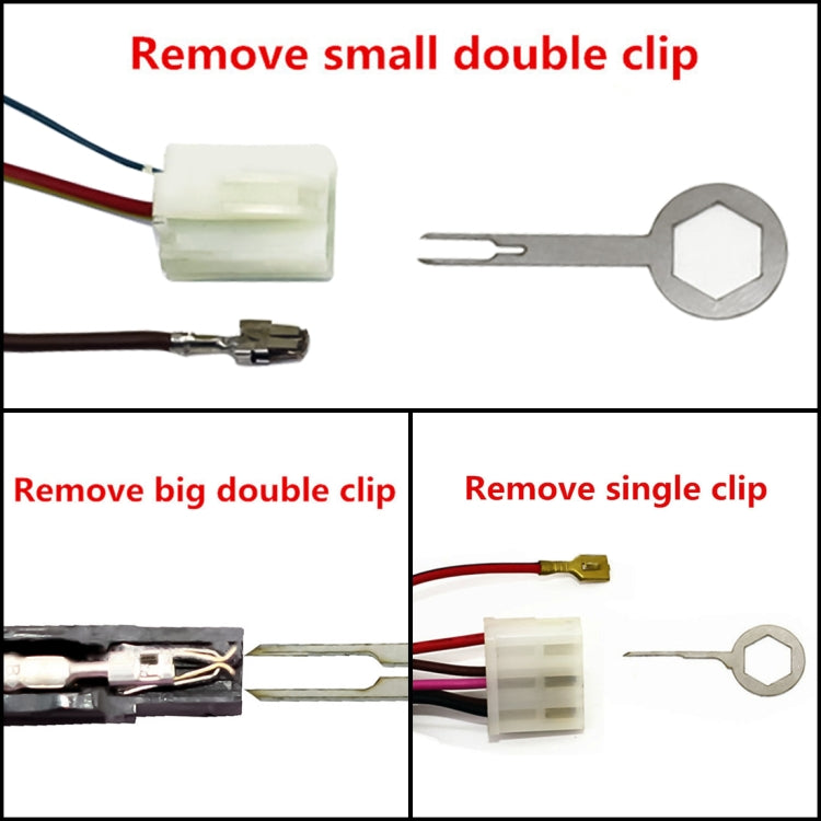 3 PCS Auto Car Rubberized Plug Circuit Board Wire Harness Terminal Extraction Pick Connector Crimp Pin Back Needle Remove Tool (Black) - Booster Cable & Clip by PMC TechLife | Online Shopping South Africa | PMC TechLife | Buy Now Pay Later Mobicred