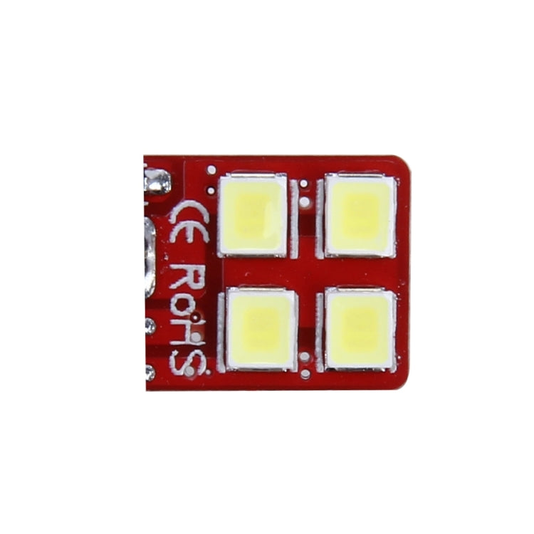 2 PCS T10 3W 300 LM 6000K Constant Current Car Clearance Light with 8 SMD-2835 Lamps, DC 9-18V(White Light) - Clearance Lights by PMC Jewellery | Online Shopping South Africa | PMC Jewellery | Buy Now Pay Later Mobicred