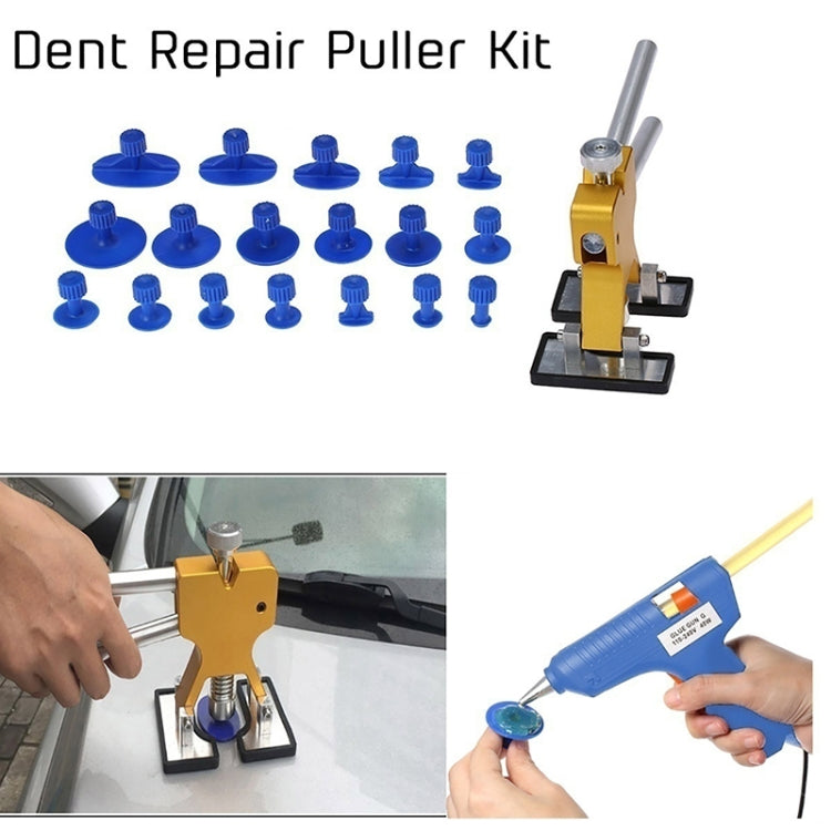 44 in 1 Auto Car Metal PDR Dent Lifter-Glue Puller Tab Hail Removal Paintless Car Dent Repair Tools Kit, with 20W Glue Gun, US Plug or EU Plug - Hand Tool Sets by PMC Jewellery | Online Shopping South Africa | PMC Jewellery | Buy Now Pay Later Mobicred