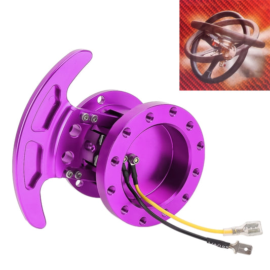 Car Tilt Racing Steering Wheel Quick Release Hub Kit Adapter Body Removable Snap Off Boss Kit(Purple) - Other Tools by PMC Jewellery | Online Shopping South Africa | PMC Jewellery | Buy Now Pay Later Mobicred