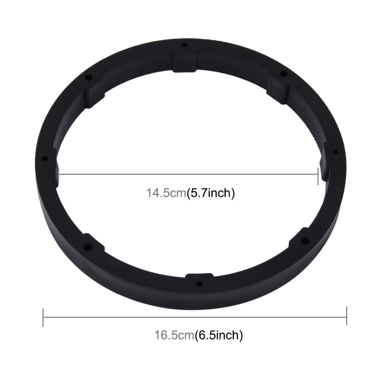 2 PCS 6.5 inch Car Auto ABS  Loudspeaker Base Protection Solid Cover Holder Mat, Inner Diameter: 14.5cm - Car Amplifiers by PMC TechLife | Online Shopping South Africa | PMC TechLife | Buy Now Pay Later Mobicred