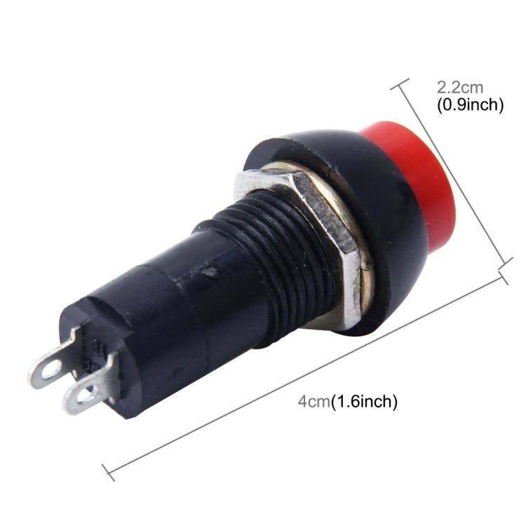 Car Auto Universal DIY 2 Pin Round Cap OFF- ON Push Button - Car Switches by PMC TechLife | Online Shopping South Africa | PMC TechLife | Buy Now Pay Later Mobicred