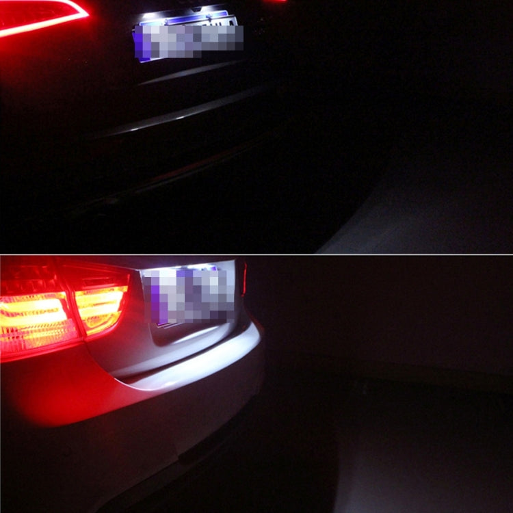 2 PCS Canbus License Plate Light with 24 SMD-3528 Lamps for Benz - License Plate Lights by PMC TechLife | Online Shopping South Africa | PMC TechLife | Buy Now Pay Later Mobicred