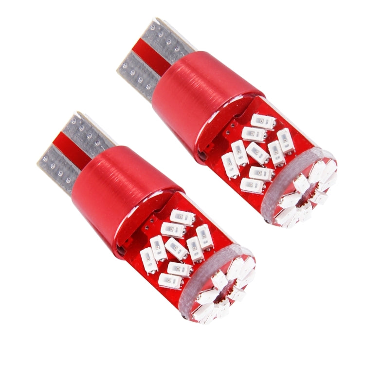 2 PCS T10 5W 27 SMD-3014 LEDs Car Clearance Light Lamp, DC 12V(Red Light) - Clearance Lights by PMC Jewellery | Online Shopping South Africa | PMC Jewellery | Buy Now Pay Later Mobicred