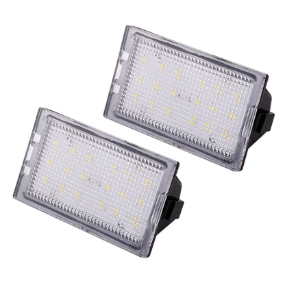 2 PCS DC 12V 3W 150LM 6000K LED License Plate Light 18LEDs SMD-3528 Bulbs Lamps for Land Rover - License Plate Lights by PMC Jewellery | Online Shopping South Africa | PMC Jewellery | Buy Now Pay Later Mobicred