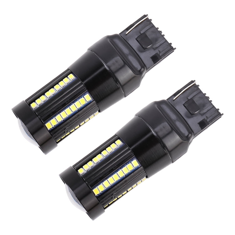 2 PCS T20 / 7440 DC9-16V / 8.2W / 6000K / 655LM Car Auto Reversing Lights / Turn Light 66LEDs SMD-2016 Lamps - Brake Lights by PMC Jewellery | Online Shopping South Africa | PMC Jewellery | Buy Now Pay Later Mobicred