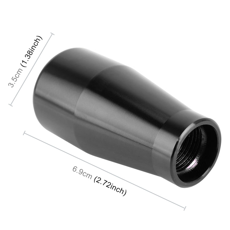 Universal Car Solid Color Cone Shape Shifter Manual Automatic Gear Shift Knob(Black) - Shift Knob by PMC TechLife | Online Shopping South Africa | PMC TechLife | Buy Now Pay Later Mobicred