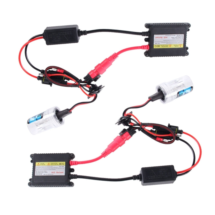 2PCS 35W H8/H11 2800 LM Slim HID Xenon Light with 2 Alloy HID Ballast, High Intensity Discharge Lamp, Color Temperature: 8000K - Xenon Lights by PMC Jewellery | Online Shopping South Africa | PMC Jewellery | Buy Now Pay Later Mobicred