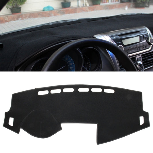 Dark Mat Car Dashboard Cover Car Light Pad Instrument Panel Sunscreen for 2014 Vios (Please note the model and year)(Black) - Sound & Heat Insulation Cotton by PMC Jewellery | Online Shopping South Africa | PMC Jewellery | Buy Now Pay Later Mobicred