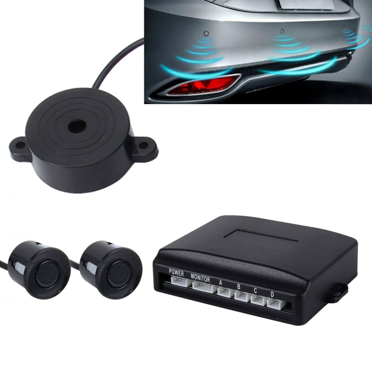 Car Buzzer Reverse Backup Radar System - Premium Quality 2 Parking Sensors Car Reverse Backup Radar System - Radar Detectors by PMC TechLife | Online Shopping South Africa | PMC TechLife | Buy Now Pay Later Mobicred