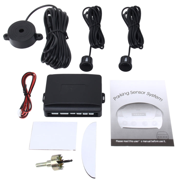 Car Buzzer Reverse Backup Radar System - Premium Quality 2 Parking Sensors Car Reverse Backup Radar System - Radar Detectors by PMC TechLife | Online Shopping South Africa | PMC TechLife | Buy Now Pay Later Mobicred