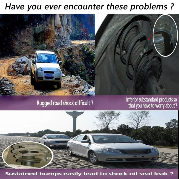 2 PCS Car Auto D Type Shock Absorber Spring Bumper Power Cushion Buffer, Spring Spacing: 22mm, Colloid Height: 43mm - Power Cushion by PMC TechLife | Online Shopping South Africa | PMC TechLife | Buy Now Pay Later Mobicred
