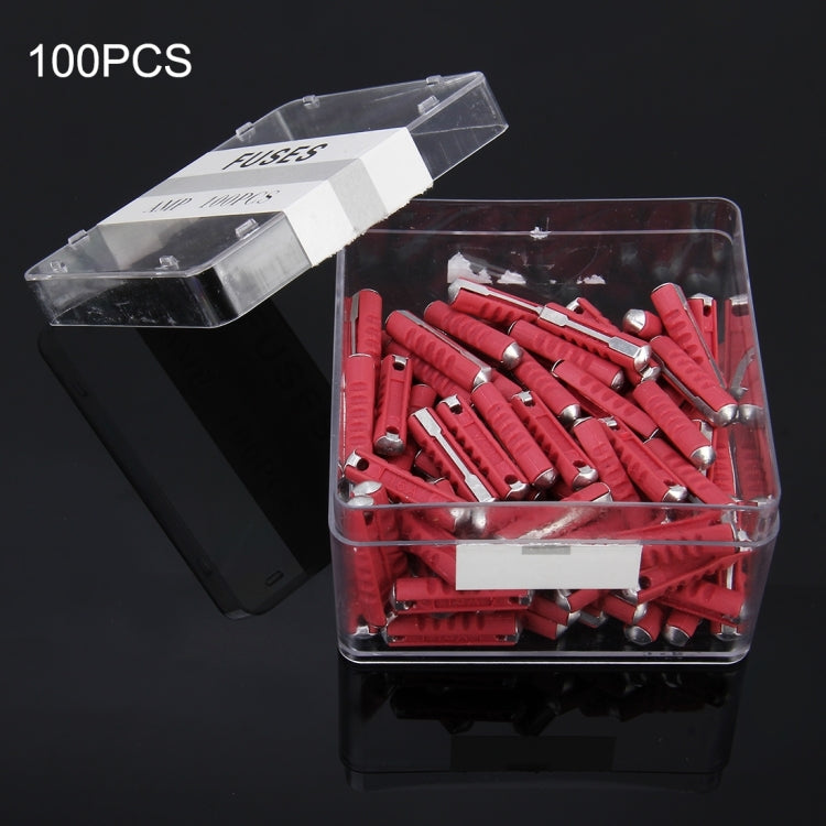 100 PCS Car Auto Fuse European Automotive Fuse (16A Red) - Fuse by PMC Jewellery | Online Shopping South Africa | PMC Jewellery