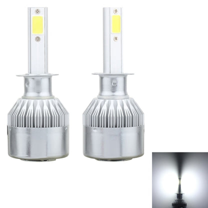 2 PCS  H1 18W 1800 LM 6000K IP68 Canbus Constant Current Car LED Headlight with 2 COB Lamps, DC 9-36V(White Light) - LED Headlamps by PMC Jewellery | Online Shopping South Africa | PMC Jewellery | Buy Now Pay Later Mobicred