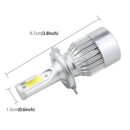 2 PCS  H4 18W 1800 LM 6000K IP68 Canbus Constant Current Car LED Headlight with 2 COB Lamps, DC 9-36V(White Light) - LED Headlamps by PMC Jewellery | Online Shopping South Africa | PMC Jewellery | Buy Now Pay Later Mobicred