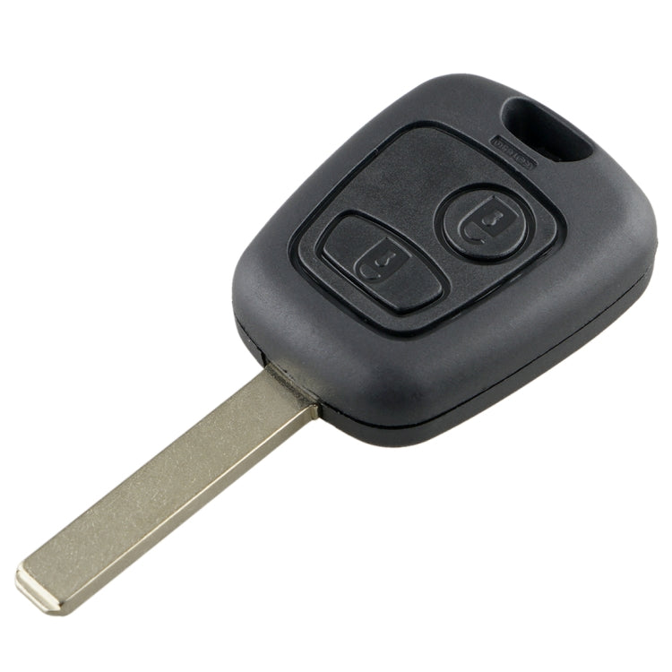 For PEUGEOT 206 / 307 2 Buttons Intelligent Remote Control Car Key with Integrated Chip & Battery, without Grooved, Frequency: 433MHz - Remote Car Key by PMC Jewellery | Online Shopping South Africa | PMC Jewellery | Buy Now Pay Later Mobicred