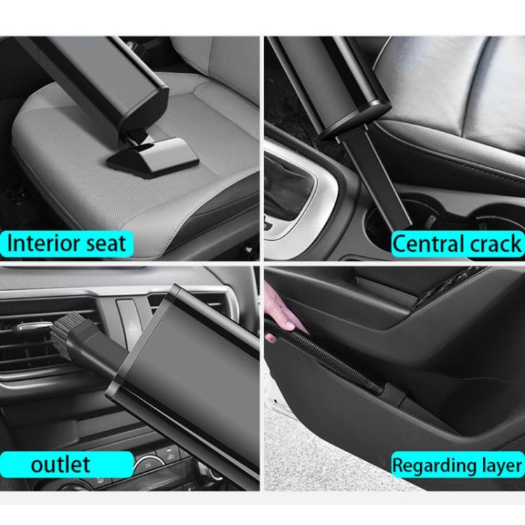 Car Portable Wireless 120W Handheld Powerful Vacuum Cleaner (Black) - Vacuum Cleaner by PMC TechLife | Online Shopping South Africa | PMC TechLife | Buy Now Pay Later Mobicred
