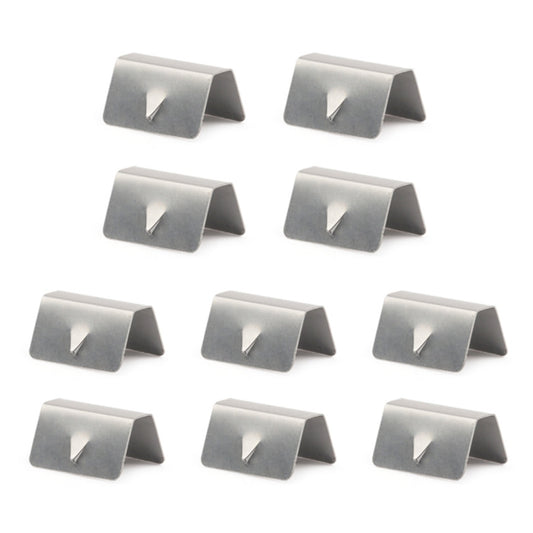 10 PCS Car Windshield Clip Wind / Rain Deflector Channel Metal Buckle for Heko G3 - Windscreen Wipers by PMC Jewellery | Online Shopping South Africa | PMC Jewellery | Buy Now Pay Later Mobicred