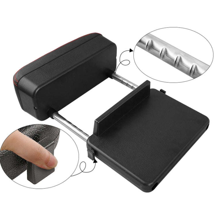2 PCS Universal Car PU Leather Wrapped Armrest Box Cushion Car Armrest Box Mat with Storage Box (Beige) - Stowing Tidying by PMC TechLife | Online Shopping South Africa | PMC TechLife | Buy Now Pay Later Mobicred