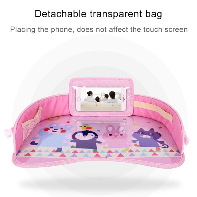 Children Waterproof Dining Table Toy Organizer Baby Safety Tray Tourist Painting Holder with Touch Screen Transparent Bag (Not Allowed to Peek) - Seat Accessories by PMC Jewellery | Online Shopping South Africa | PMC Jewellery | Buy Now Pay Later Mobicred