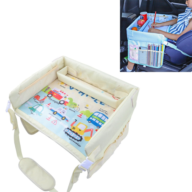 Children Waterproof Dining Table Toy Organizer Baby Safety Tray Tourist Painting Holder  (Car Family) - Seat Accessories by PMC Jewellery | Online Shopping South Africa | PMC Jewellery | Buy Now Pay Later Mobicred