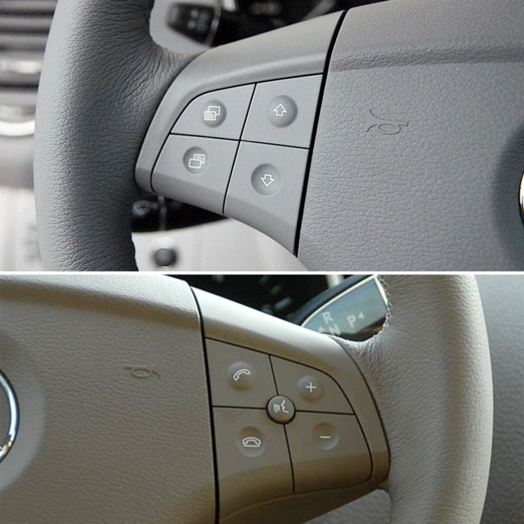Car Right Side 5-button Steering Wheel Switch Buttons Panel 1648200110 for Mercedes-Benz W164, Left Driving (Coffee) - Car Switches by PMC TechLife | Online Shopping South Africa | PMC TechLife | Buy Now Pay Later Mobicred