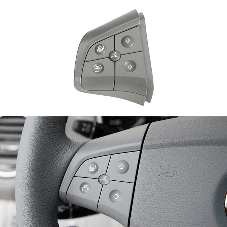 Car Left Side 5-button Steering Wheel Switch Buttons Panel 1648200010 for Mercedes-Benz W164, Left Driving (Grey) - Car Switches by PMC Jewellery | Online Shopping South Africa | PMC Jewellery | Buy Now Pay Later Mobicred