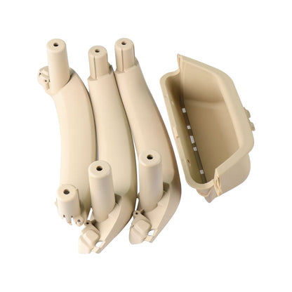 Car Front Left Inside Doors Handle Pull Trim Cover 5141 7394 519-1 for BMW X3 X4, Left Driving (Beige) - Door Handles by PMC Jewellery | Online Shopping South Africa | PMC Jewellery | Buy Now Pay Later Mobicred