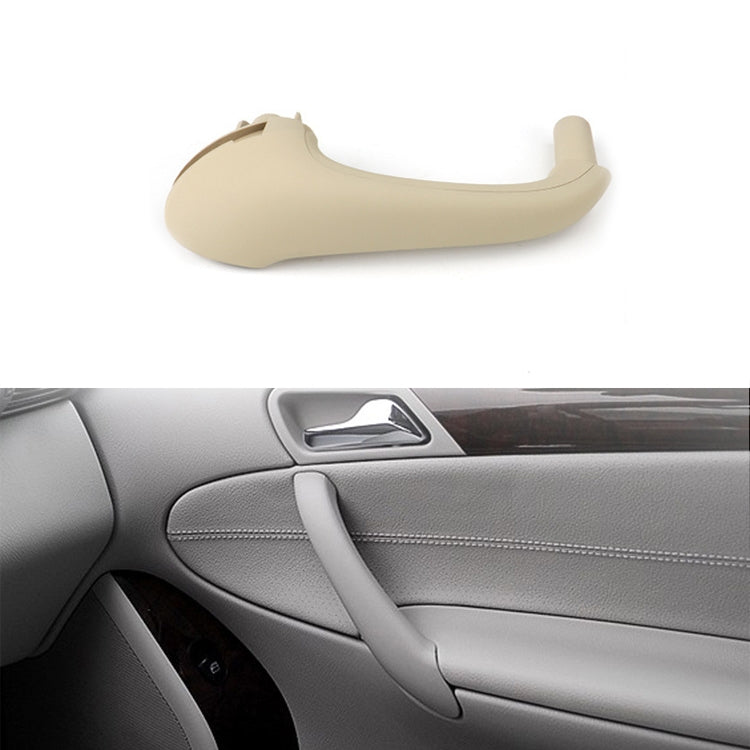 Car Rear Right Inside Doors Handle Pull Trim Cover for Mercedes-Benz C-class W203 -2007 , Left Driving(Beige) - Door Handles by PMC Jewellery | Online Shopping South Africa | PMC Jewellery | Buy Now Pay Later Mobicred