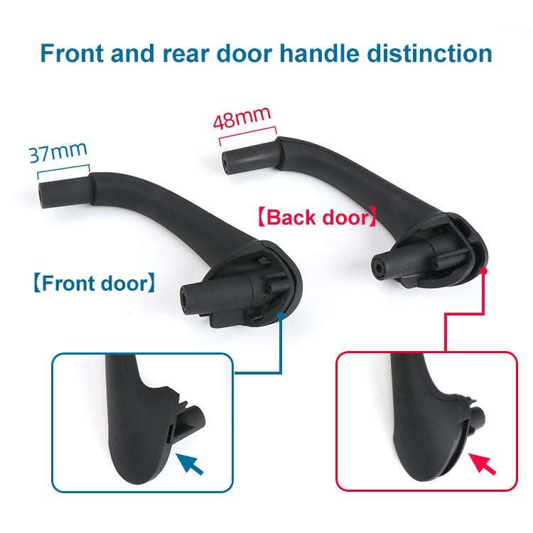Car Rear Right Inside Doors Handle Pull Trim Cover for Mercedes-Benz C-class W203 -2007 , Left Driving(Beige) - Door Handles by PMC TechLife | Online Shopping South Africa | PMC TechLife | Buy Now Pay Later Mobicred