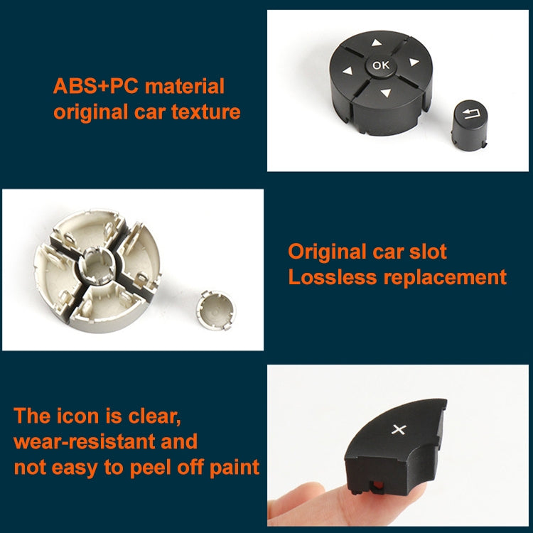 Car Right Side Steering Wheel Switch Buttons Panel for Mercedes-Benz W204 2007-2014, Left Driving(Brown) - Car Switches by PMC TechLife | Online Shopping South Africa | PMC TechLife