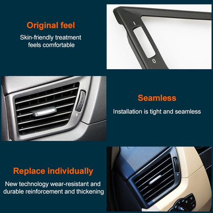 Car Left Side Air Conditioner Vent Panel for BMW X1, Left Driving(Color: Matte) - Car Interior Mouldings by PMC Jewellery | Online Shopping South Africa | PMC Jewellery