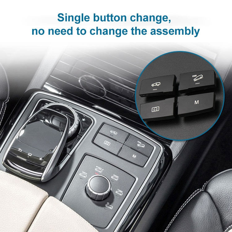Car Model A2 Downhill Auxiliary Switch Shift Button for Mercedes-Benz GL GLE Class W166, Left Driving - Car Switches by PMC TechLife | Online Shopping South Africa | PMC TechLife | Buy Now Pay Later Mobicred