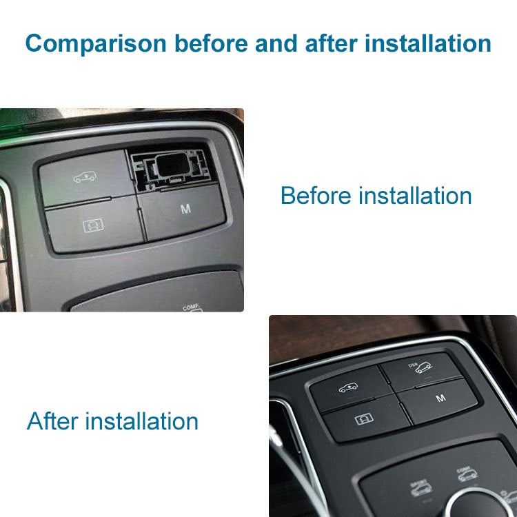Car Model B3 Downhill Auxiliary Switch Shift Button for Mercedes-Benz GL GLE Class W166, Left Driving - Car Switches by PMC TechLife | Online Shopping South Africa | PMC TechLife | Buy Now Pay Later Mobicred