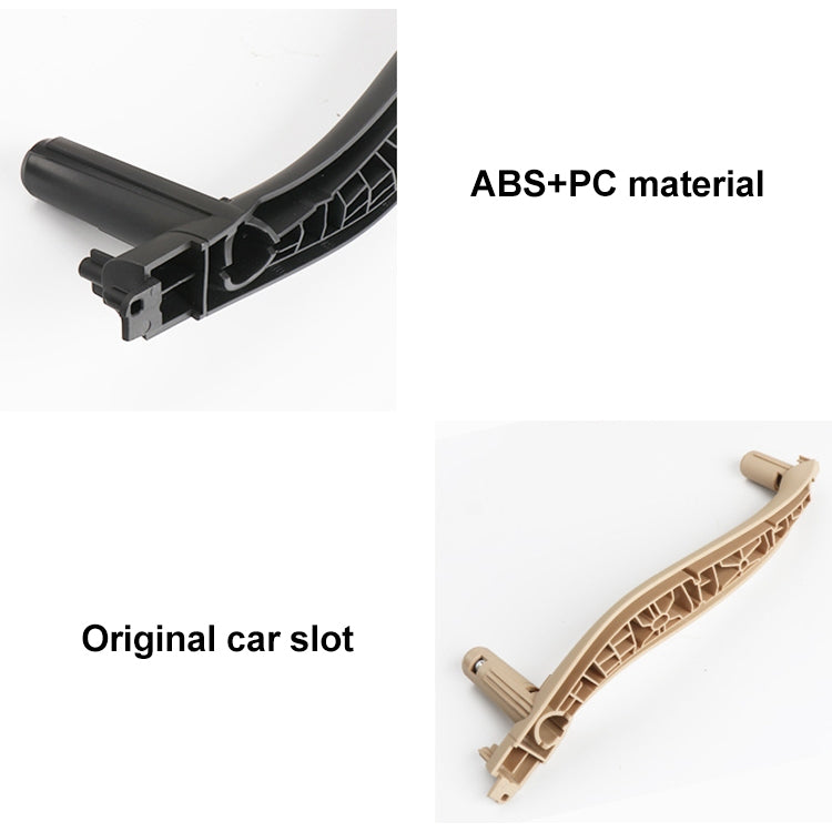 Car Right Side Inside Doors Handle Pull Trim Cover for BMW X5 / X6, Left Driving (Black) - Door Handles by PMC TechLife | Online Shopping South Africa | PMC TechLife | Buy Now Pay Later Mobicred